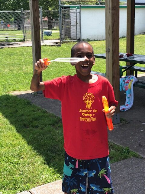 firetree place nayir making bubbles